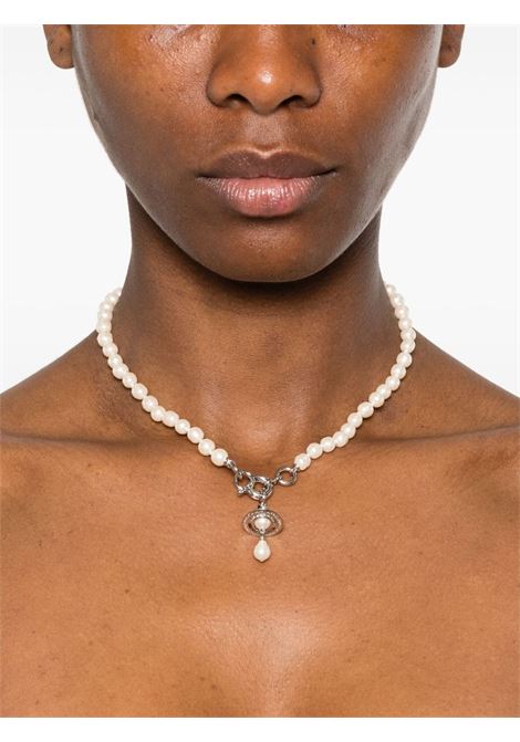 White Aleksa necklace Vivienne Westwood - women VIVIENNE WESTWOOD | 6301013C02P543